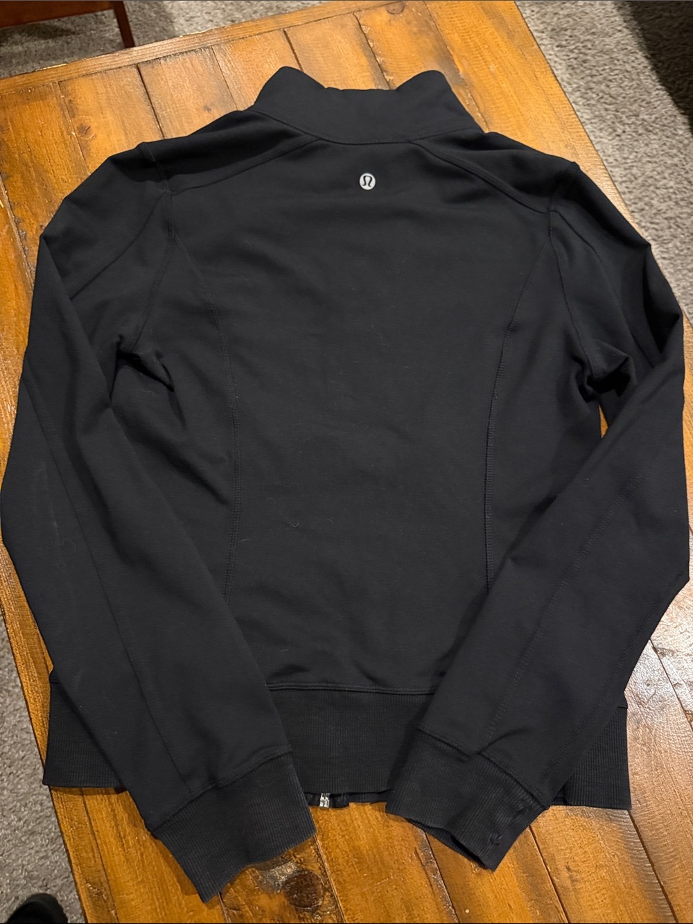 lululemon athletica Black Full-Zip Lightweight Jacket - Picture 2 of 2